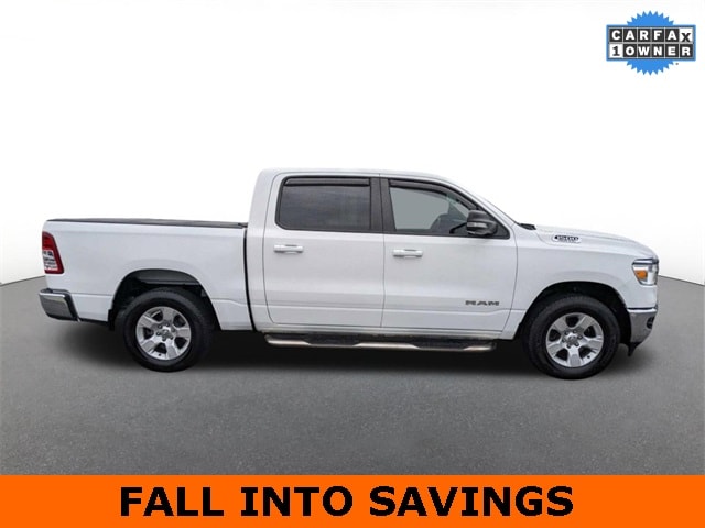 Used 2021 RAM Ram 1500 Pickup Big Horn/Lone Star with VIN 1C6SRFFTXMN615030 for sale in New Bern, NC