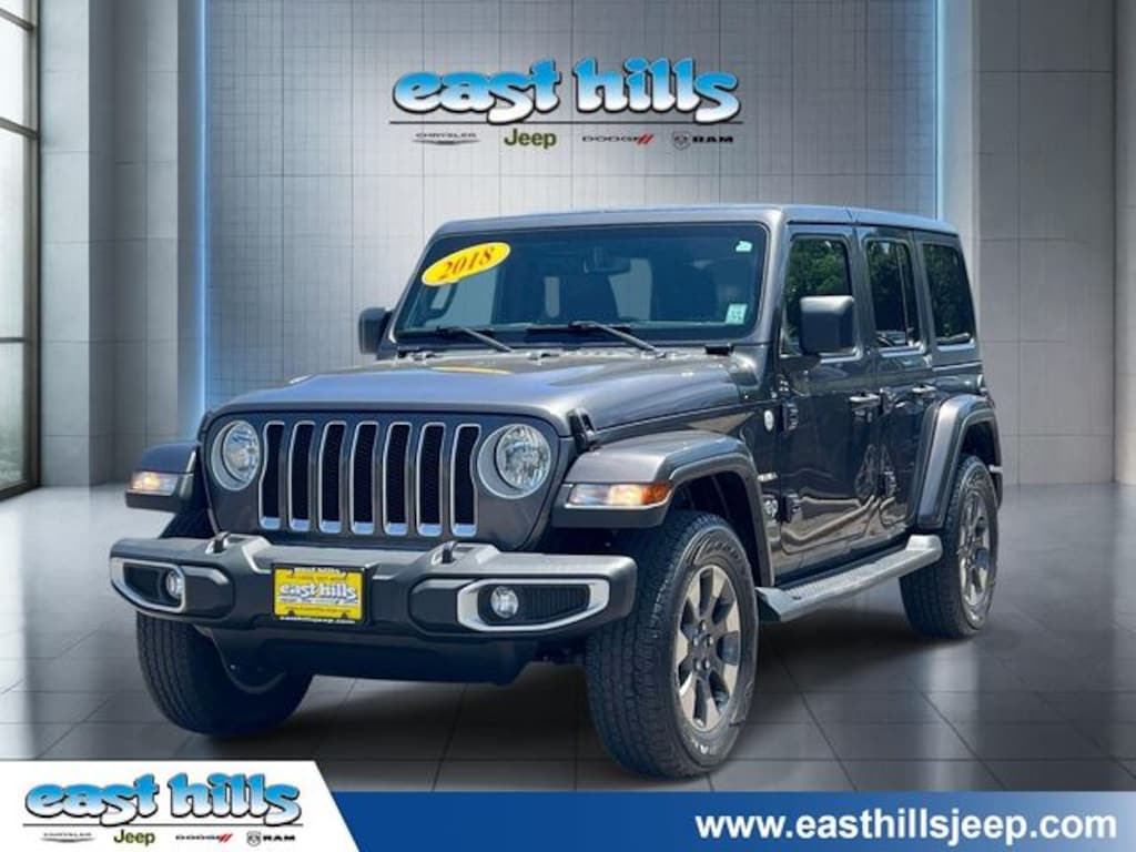 Certified 2018 Jeep Wrangler Unlimited Sahara SUV