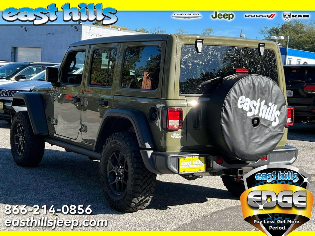 New 2025 Jeep Wrangler 4-DOOR WILLYS Sport Utility