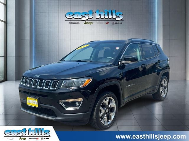 Certified 2019 Jeep Compass Limited with VIN 3C4NJDCB6KT735224 for sale in Greenvale, NY