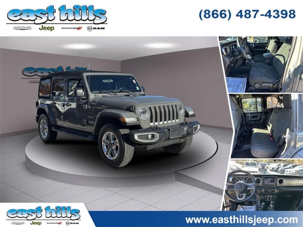 Certified 2021 Jeep Wrangler Unlimited Sahara SUV