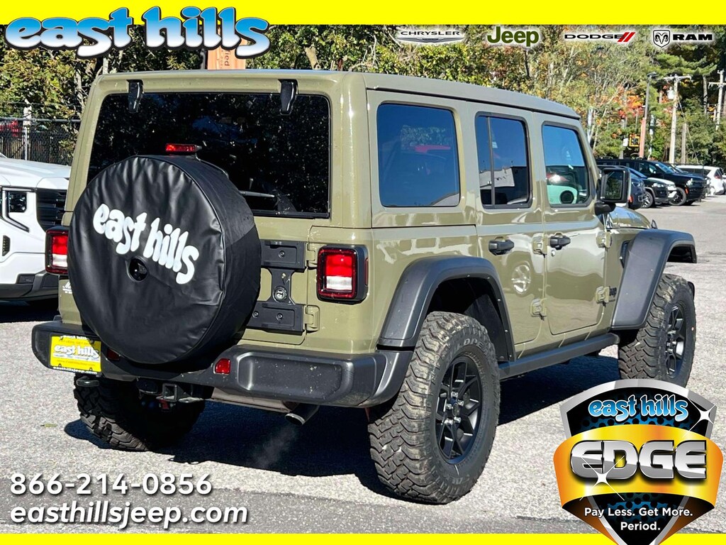 New 2025 Jeep Wrangler 4-DOOR WILLYS Sport Utility