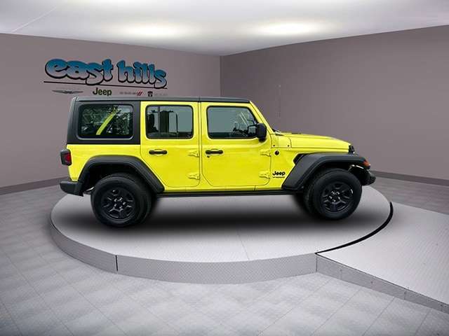 Certified 2022 Jeep Wrangler Unlimited Sport with VIN 1C4HJXDG1NW215732 for sale in Greenvale, NY