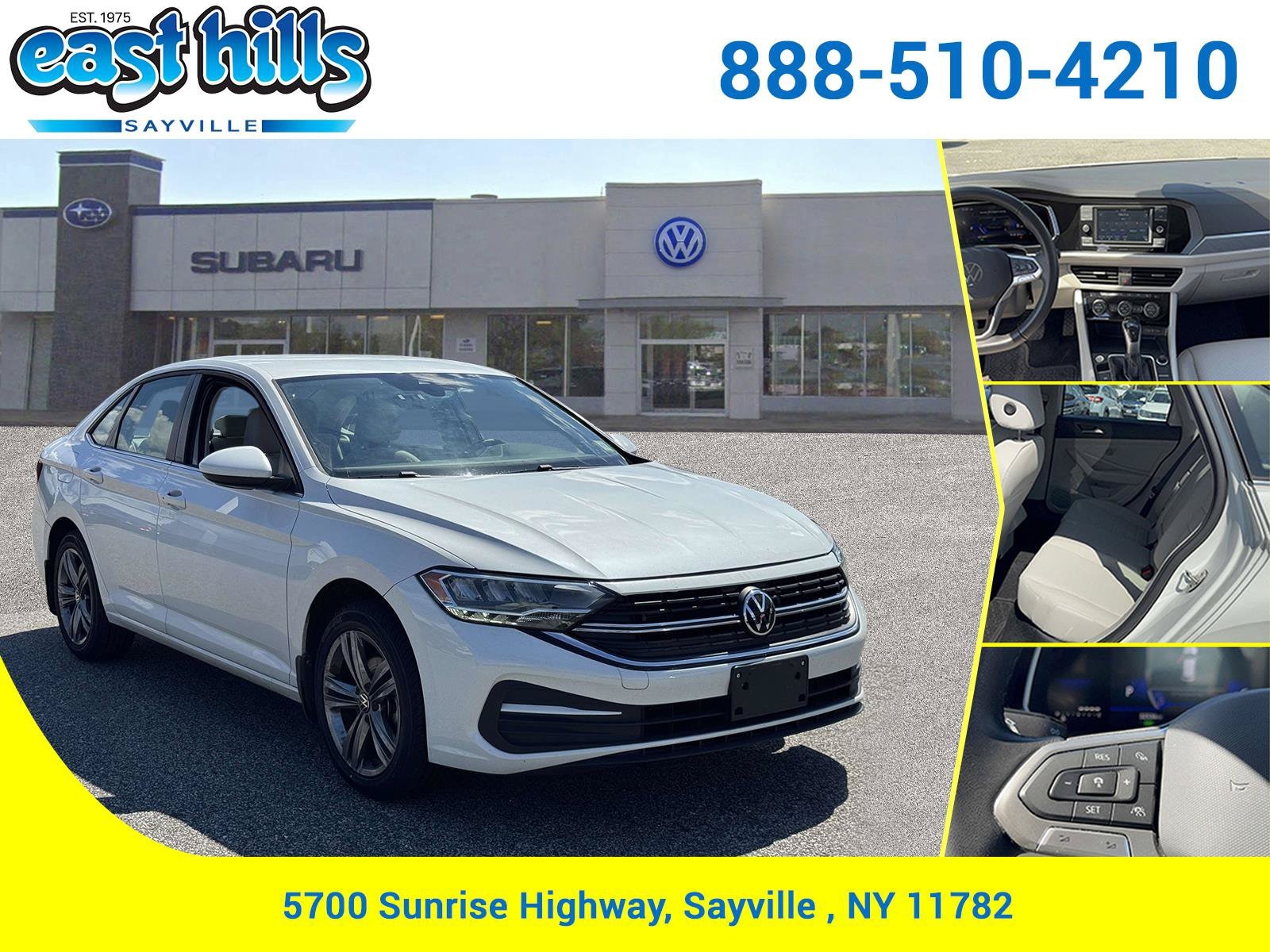 Used 2023 Volkswagen Jetta SE with VIN 3VWEM7BU7PM039255 for sale in Sayville, NY