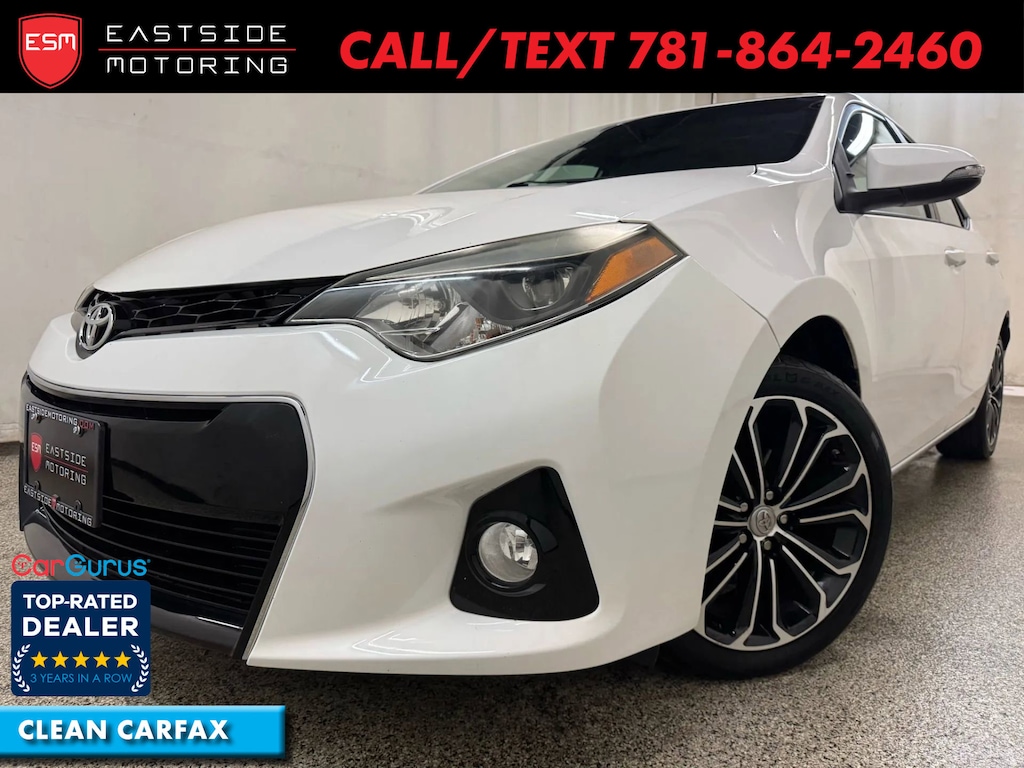 Used 2015 Toyota Corolla S Premium Sedan 4D