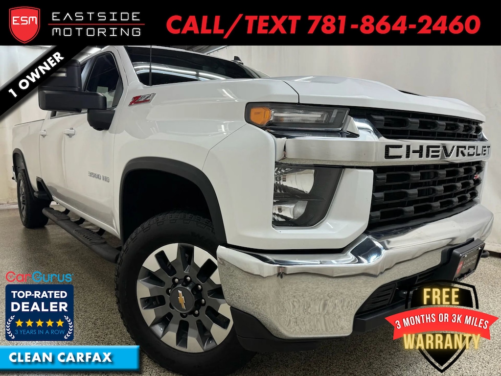 Used 2021 Chevrolet Silverado 3500 HD Crew Cab LT Pickup 4D 8 ft 4WD Crew Cab 172 LT