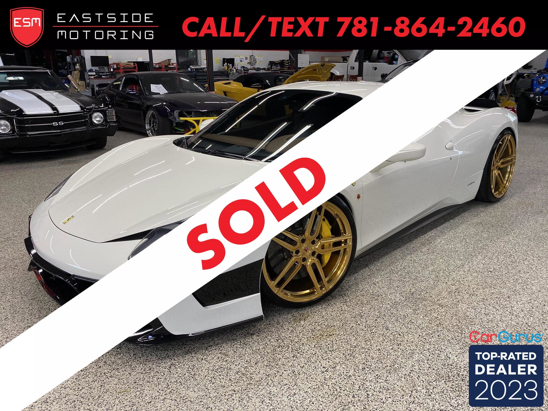 Used 2012 Ferrari 458 Italia For Sale at Eastside Motoring Used 2012 Ferrari 458 Italia For Sale at Eastside Motoring