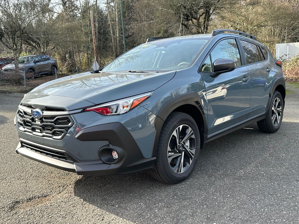 Offshore Blue Metallic 2025 Subaru Crosstrek Premium AWD SUV / Crossover All-Wheel Drive Continuously Variable Transmission