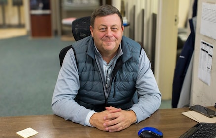 Staff member Chris Smyth from 03e6807b28c3