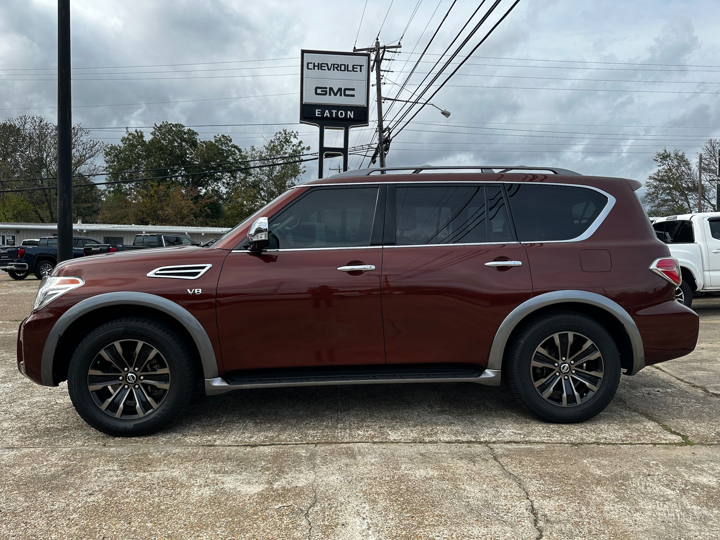Used 2017 Nissan Armada Platinum with VIN JN8AY2NF1H9302298 for sale in Houston, MS