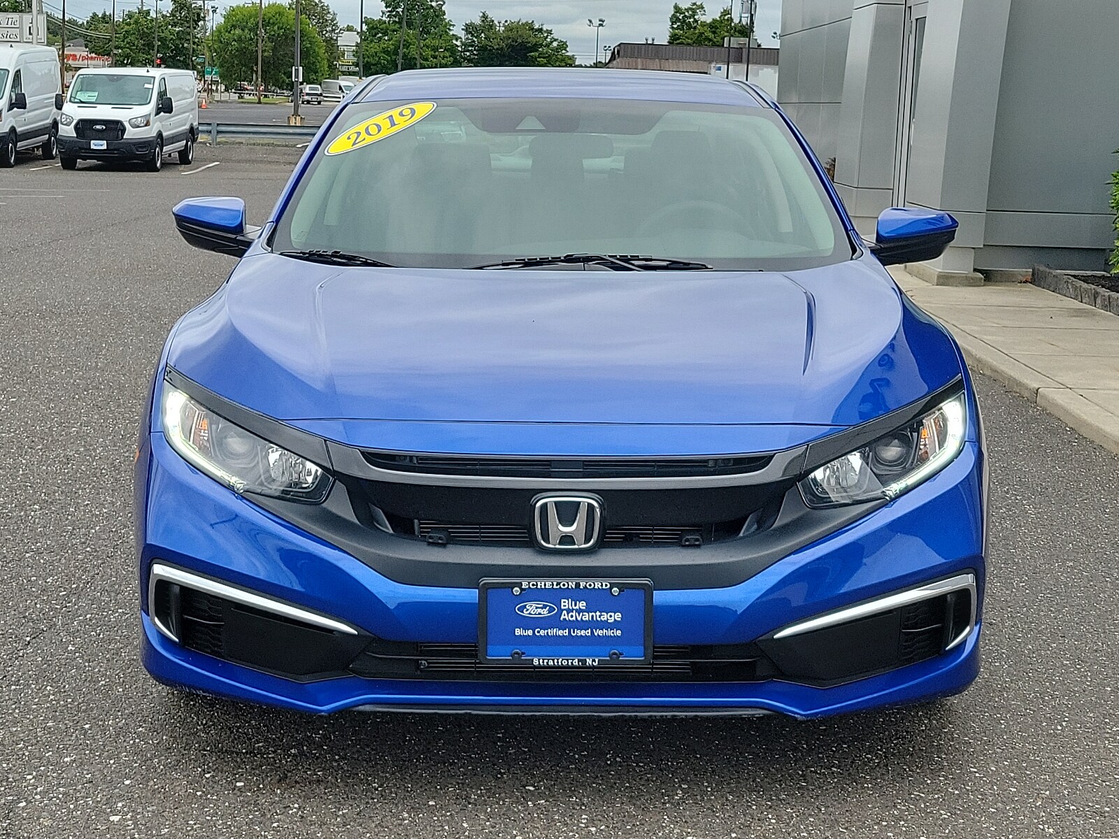 Certified 2019 Honda Civic LX with VIN 2HGFC2F62KH520435 for sale in Stratford, NJ