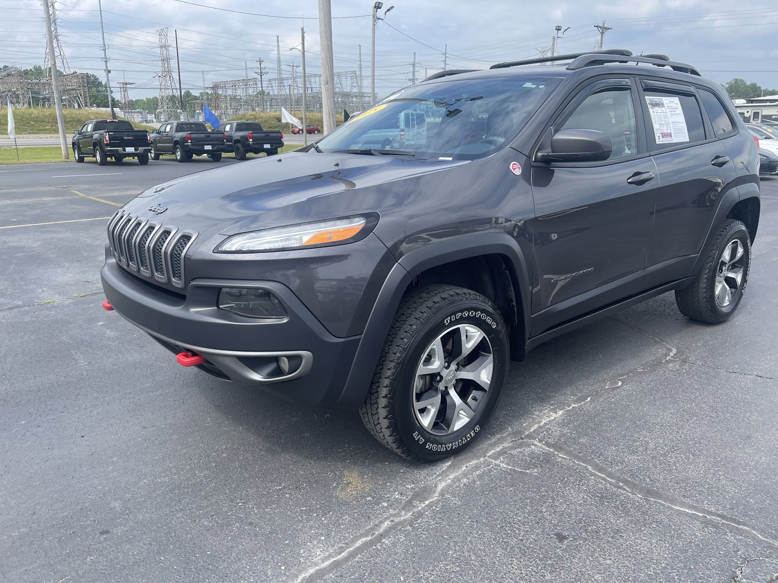 Used 2015 Jeep Cherokee Trailhawk with VIN 1C4PJMBS8FW511043 for sale in Cullman, AL