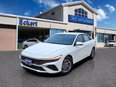 2026 Hyundai Elantra Hybrid Blue Sedan