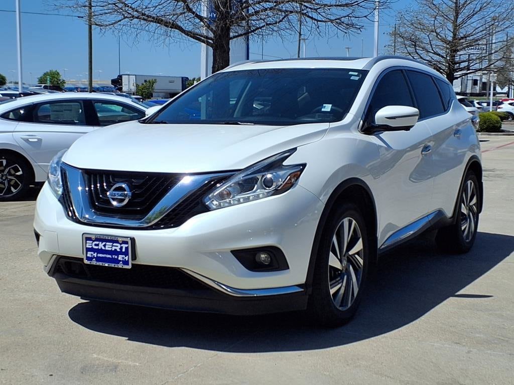 Used 2017 Nissan Murano Platinum with VIN 5N1AZ2MG1HN155244 for sale in Denton, TX