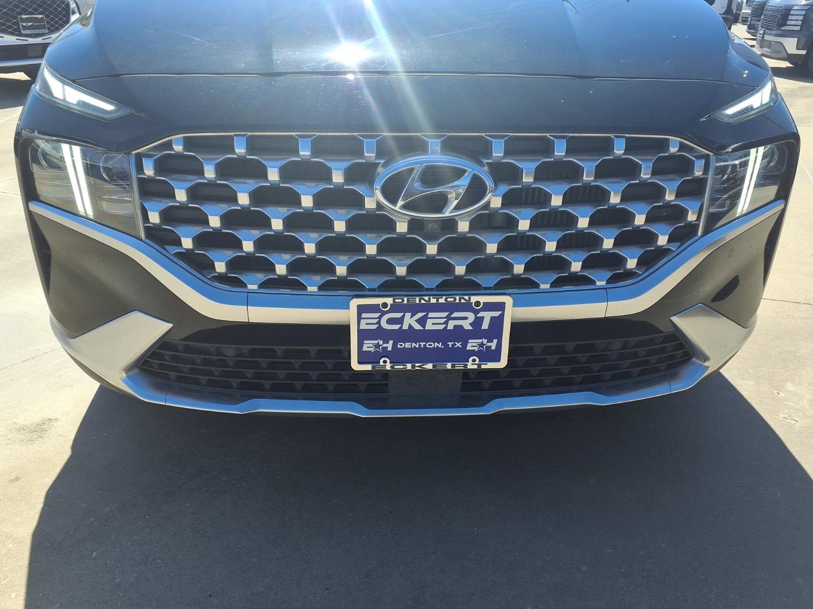 Used 2021 Hyundai Santa Fe Limited with VIN 5NMS44AL8MH321139 for sale in Denton, TX