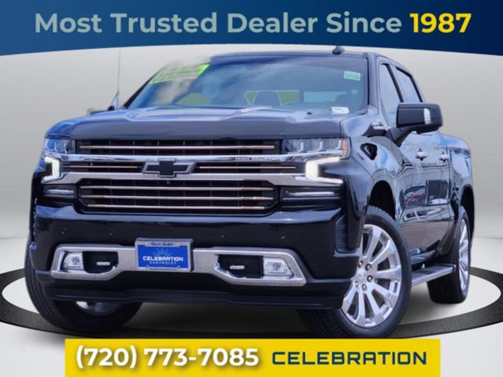 Used 2021 Chevrolet Silverado 1500 High Country Truck Crew Cab