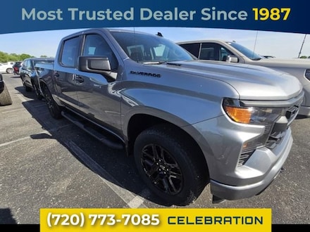 Used 2026 Chevrolet Silverado 1500 Custom Truck Crew Cab in Lone Tree