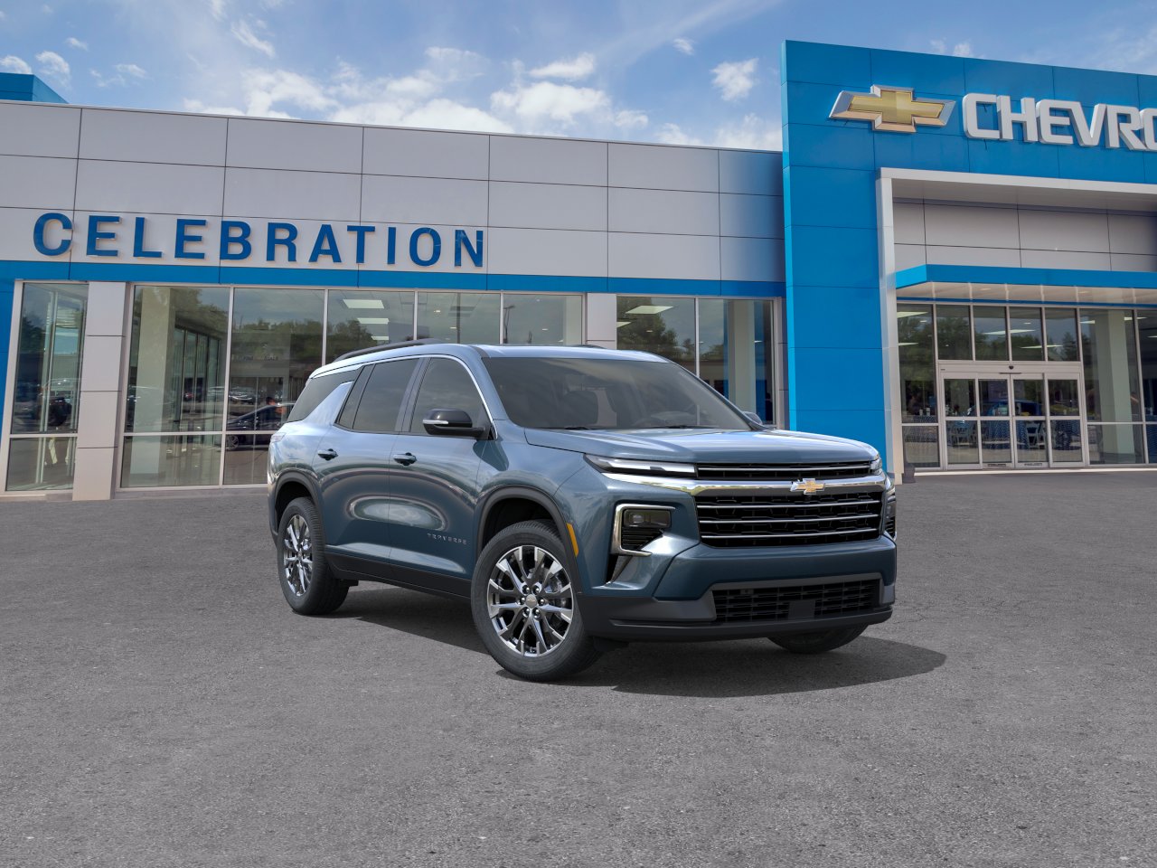 Lakeshore Blue Metallic 2026 Chevrolet Traverse LT AWD SUV / Crossover Four-Wheel Drive Automatic