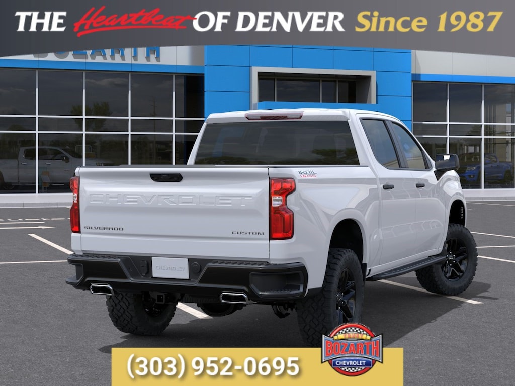 New 2026 Chevrolet Silverado 1500 Custom Trail Boss Truck