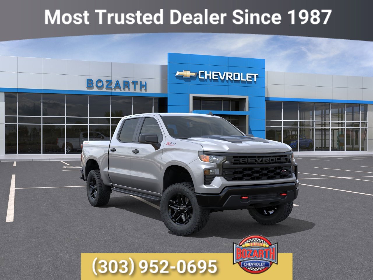 2026 Chevrolet Silverado 1500 Custom Trail Boss 4X4 Crew Cab Short Box's photo