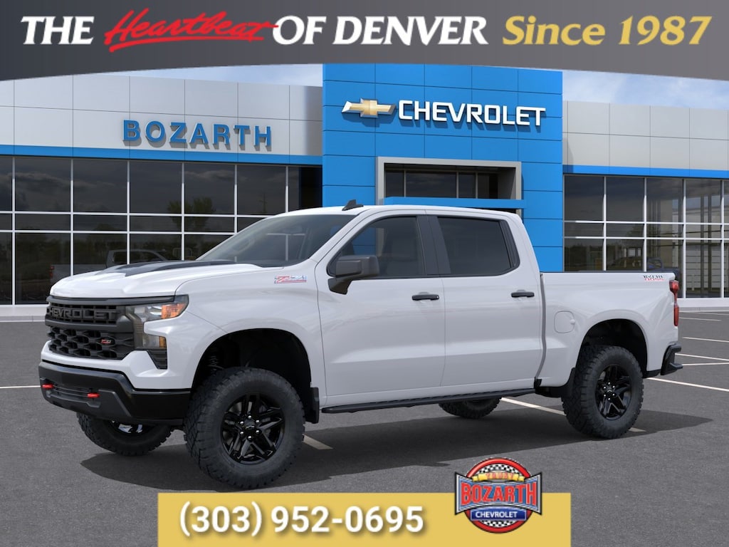 New 2026 Chevrolet Silverado 1500 Custom Trail Boss Truck