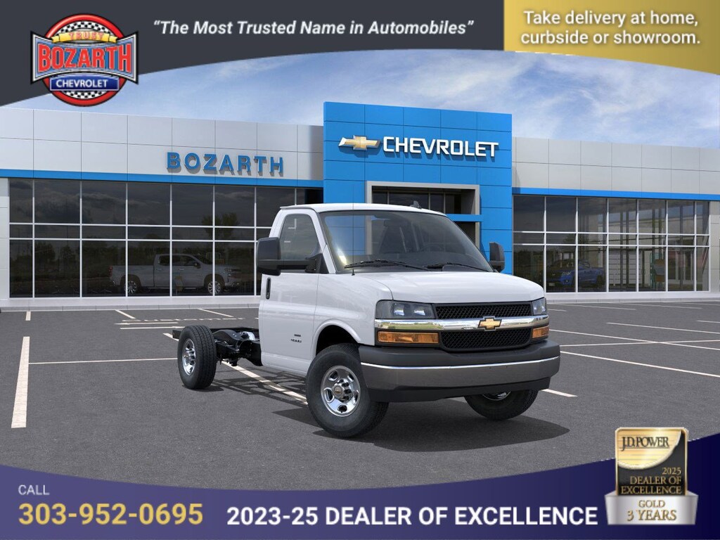 New 2025 Chevrolet Express Cutaway 3500 1WT Cutaway Van