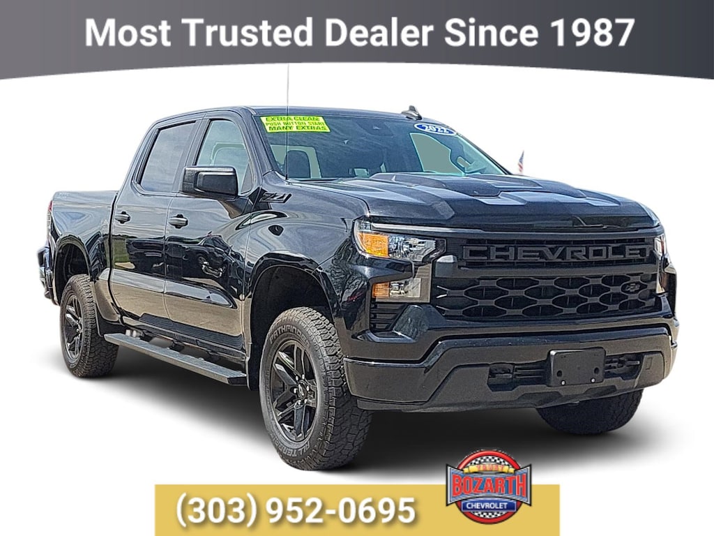 Used 2022 Chevrolet Silverado 1500 Custom Trail Boss Truck