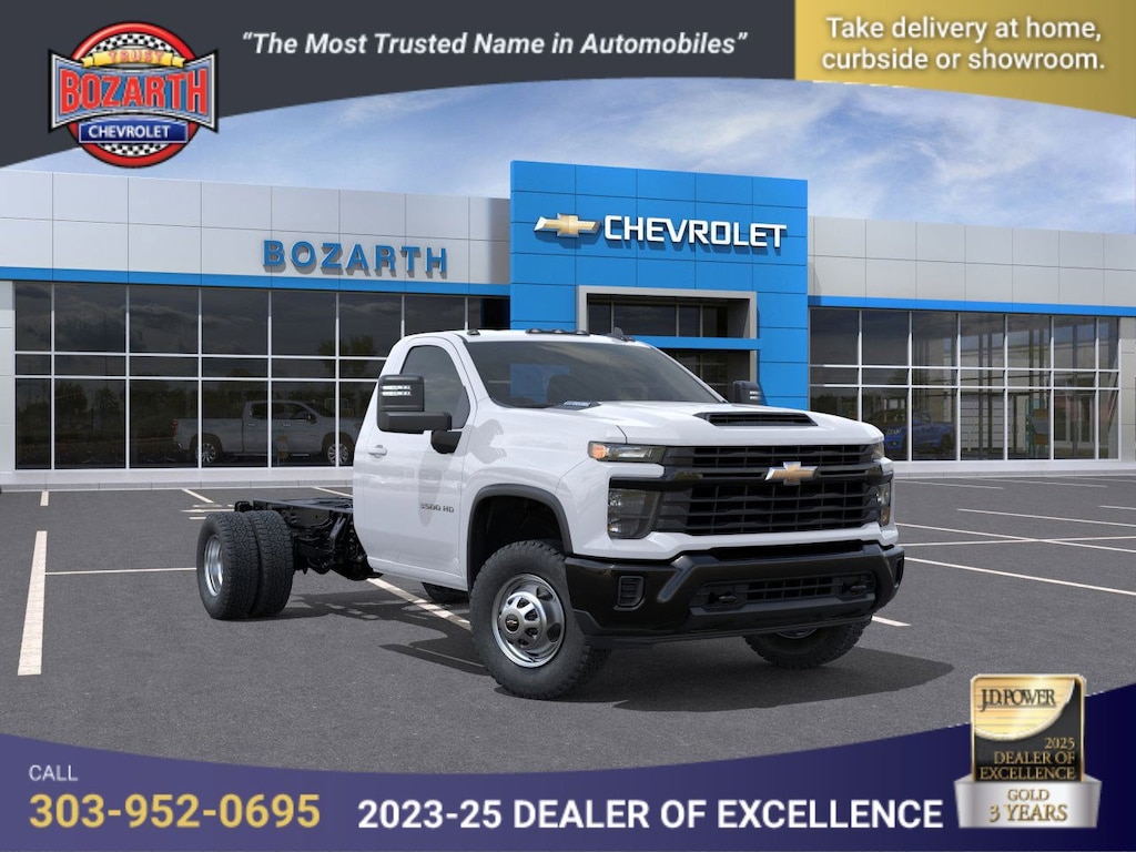 New 2025 Chevrolet Silverado 3500 HD Chassis Cab Work Truck Truck