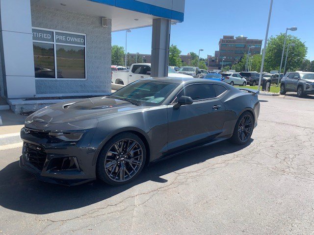 Used 2018 Chevrolet Camaro ZL1 with VIN 1G1FJ1R60J0157672 for sale in Lone Tree, CO