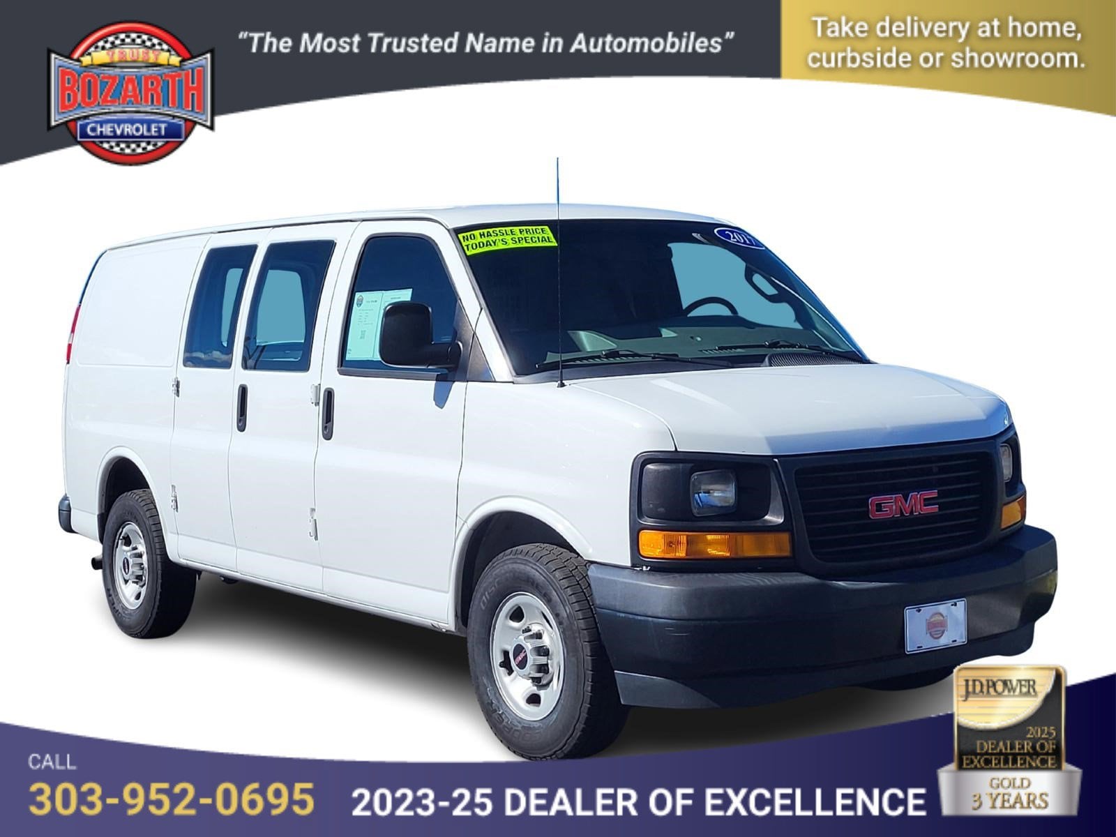 2017 GMC Savana Cargo Work Van
