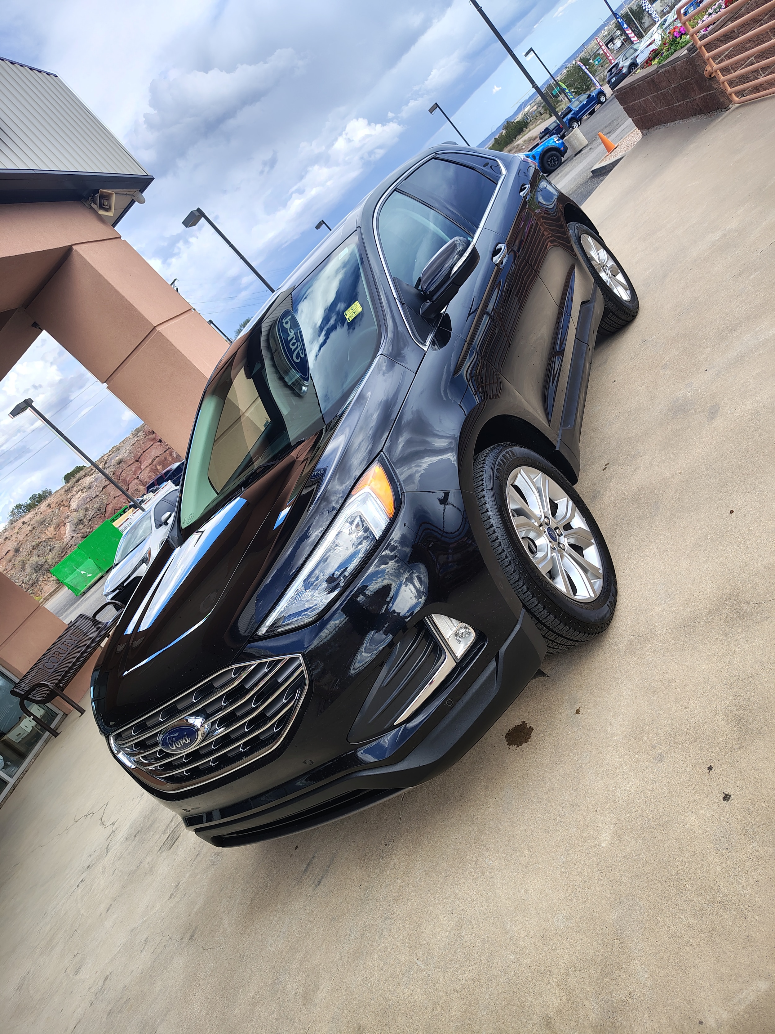 Used 2022 Ford Edge Titanium with VIN 2FMPK4K97NBA93645 for sale in Grants, NM