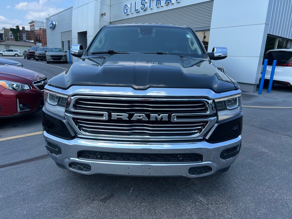 Used 2019 RAM Ram 1500 Pickup Laramie with VIN 1C6SRFJT9KN654356 for sale in Salem, IN