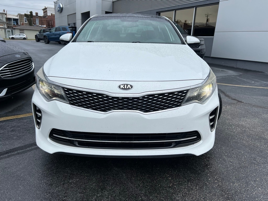 Used 2016 Kia Optima SX with VIN 5XXGW4L22GG002410 for sale in Salem, IN