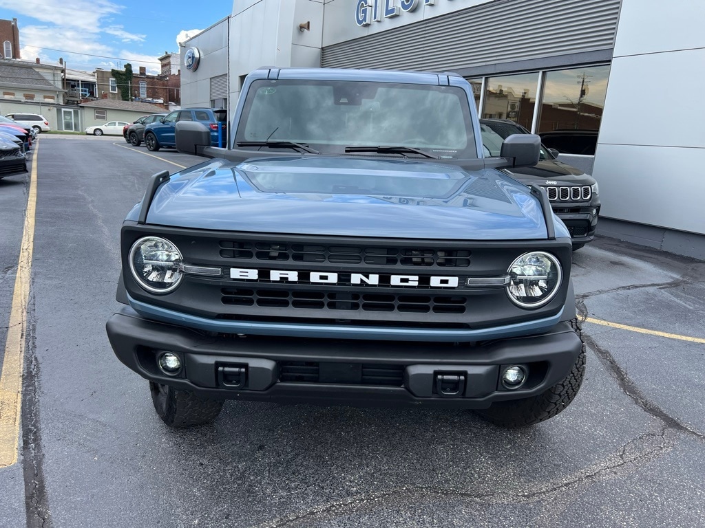 Used 2023 Ford Bronco 4-Door Black Diamond with VIN 1FMEE5BP0PLB48135 for sale in Salem, IN