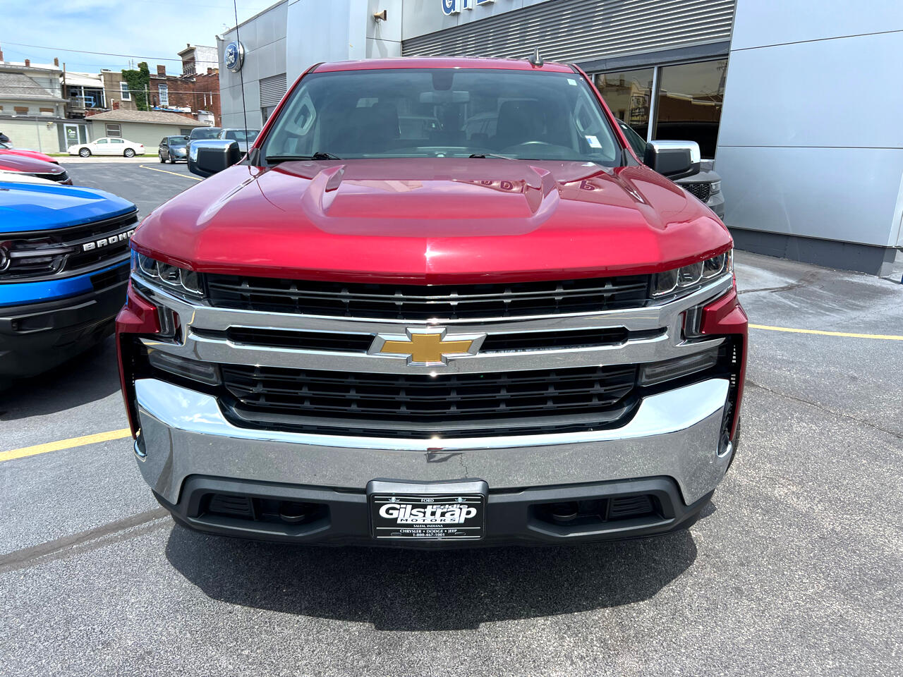 Used 2019 Chevrolet Silverado 1500 LT with VIN 1GCRYDEK3KZ299466 for sale in Salem, IN