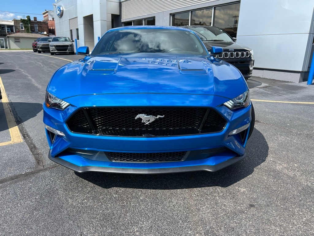 Used 2020 Ford Mustang GT Premium with VIN 1FA6P8CF2L5186044 for sale in Salem, IN