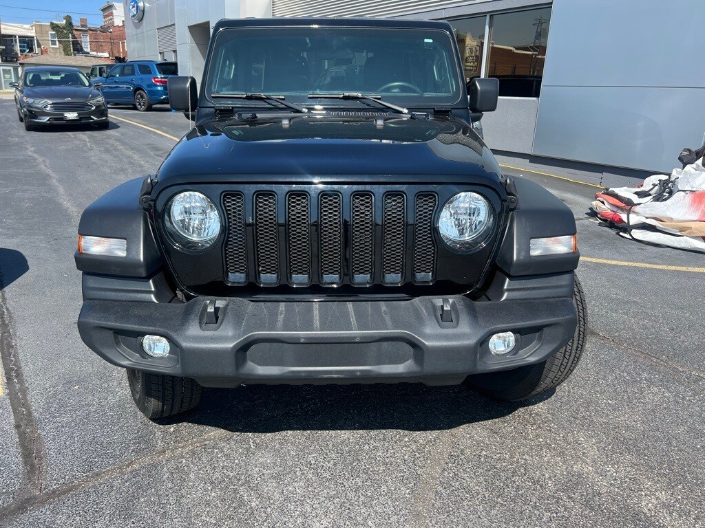 Used 2021 Jeep Wrangler Unlimited Altitude with VIN 1C4HJXDN9MW779710 for sale in Salem, IN