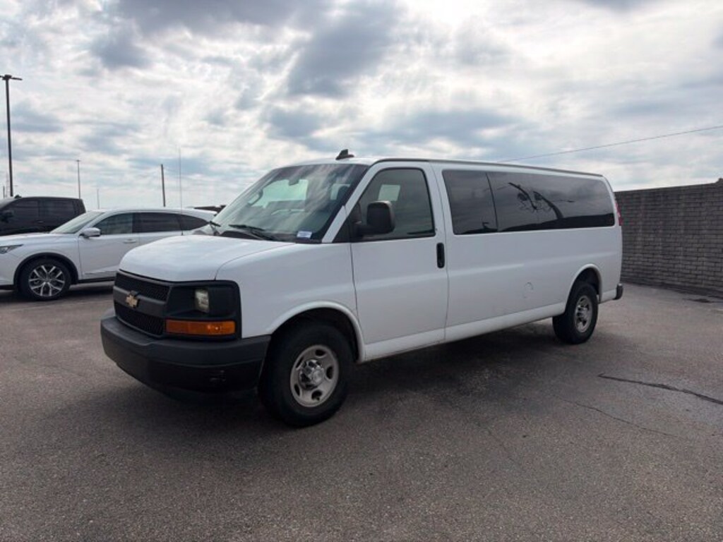 Used 2017 Chevrolet Express 3500 LS Van Extended Passenger Van