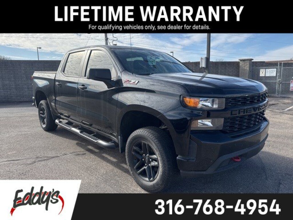 Used 2019 Chevrolet Silverado 1500 Silverado Custom Trail Boss Truck Crew Cab