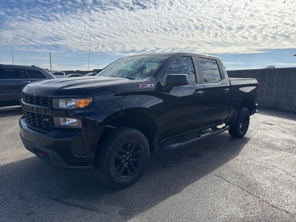 Used 2019 Chevrolet Silverado 1500 Silverado Custom Trail Boss Truck Crew Cab