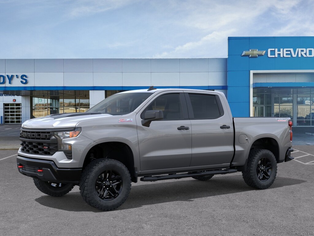 New 2026 Chevrolet Silverado 1500 Custom Trail Boss Crew Cab Pickup