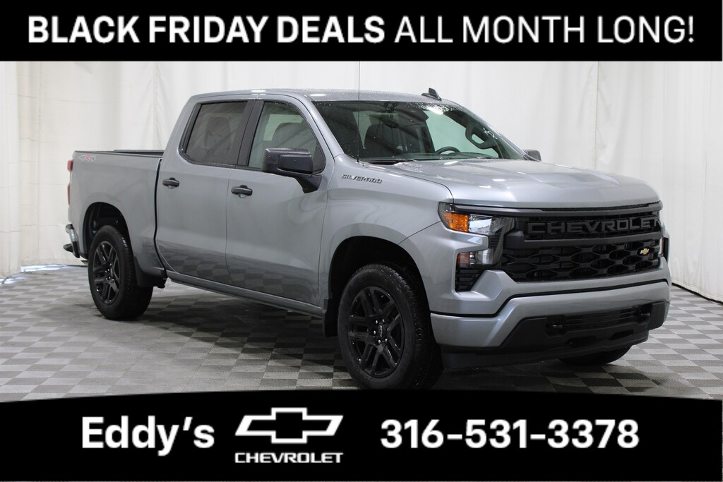 New 2026 Chevrolet Silverado 1500 Custom Crew Cab Pickup