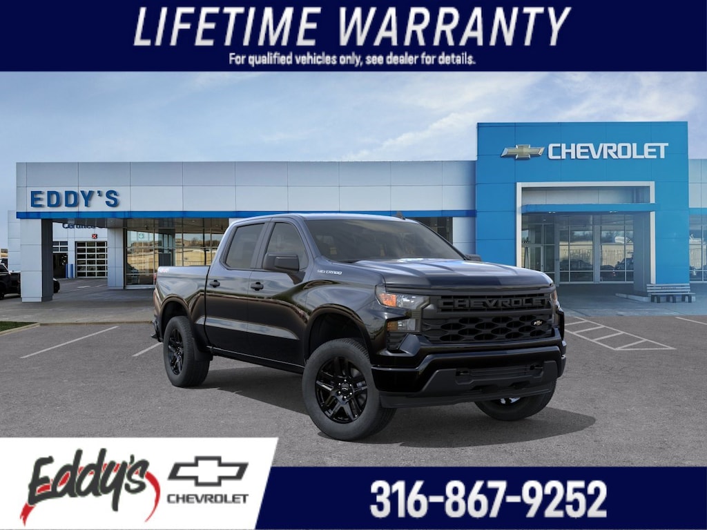 New 2026 Chevrolet Silverado 1500 Custom Crew Cab Pickup