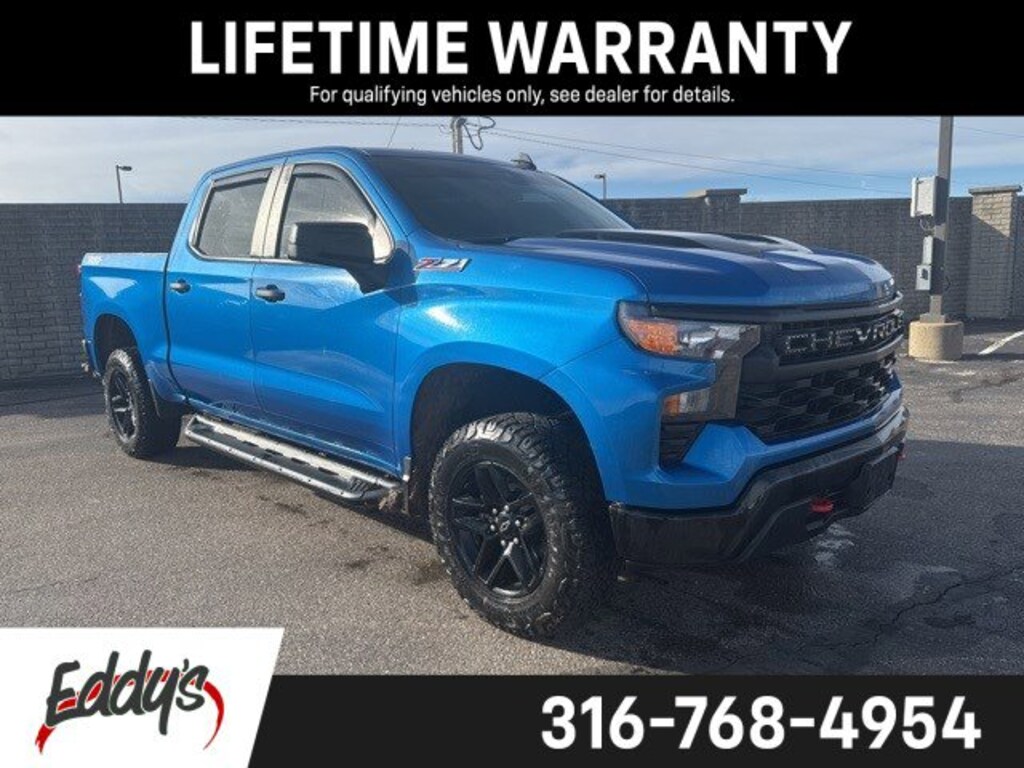 Used 2022 Chevrolet Silverado 1500 Custom Trail Boss Truck Crew Cab