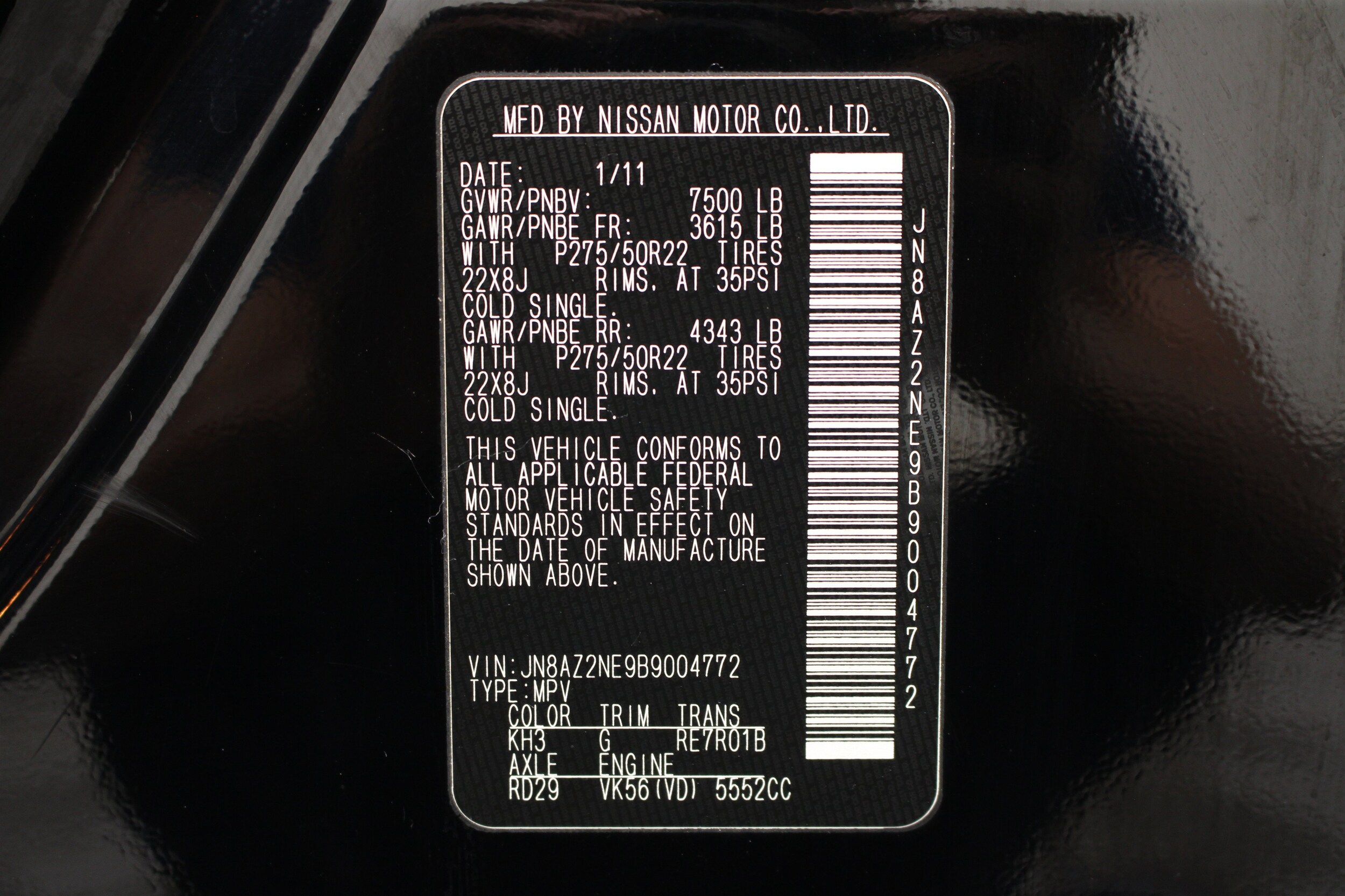 2011 INFINITI QX 56 - Photo 44