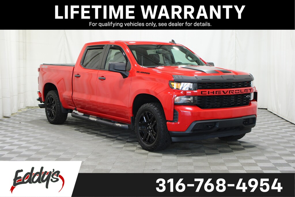 Used 2021 Chevrolet Silverado 1500 Custom Truck Crew Cab