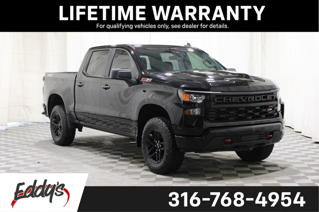 Used 2024 Chevrolet Silverado 1500 Custom Trail Boss Truck Crew Cab