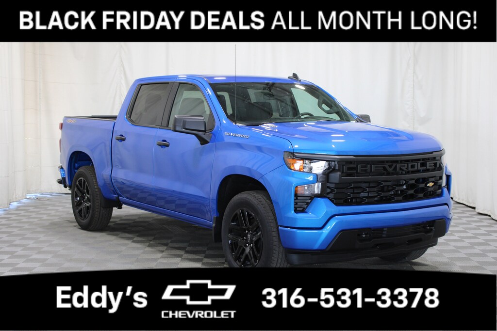 New 2026 Chevrolet Silverado 1500 Custom Crew Cab Pickup