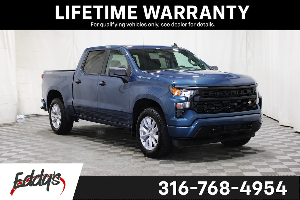 Used 2024 Chevrolet Silverado 1500 Custom Truck Crew Cab