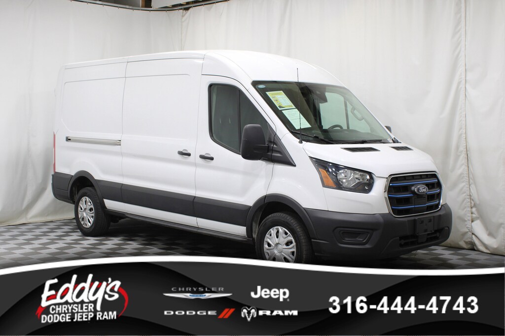 Used 2023 Ford E-Transit-350 Cargo Base Van Medium Roof Van